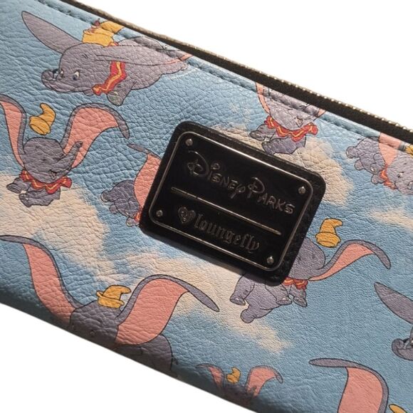 Loungefly Disney Parks Flying Dumbo Wallet - Picture 1 of 15
